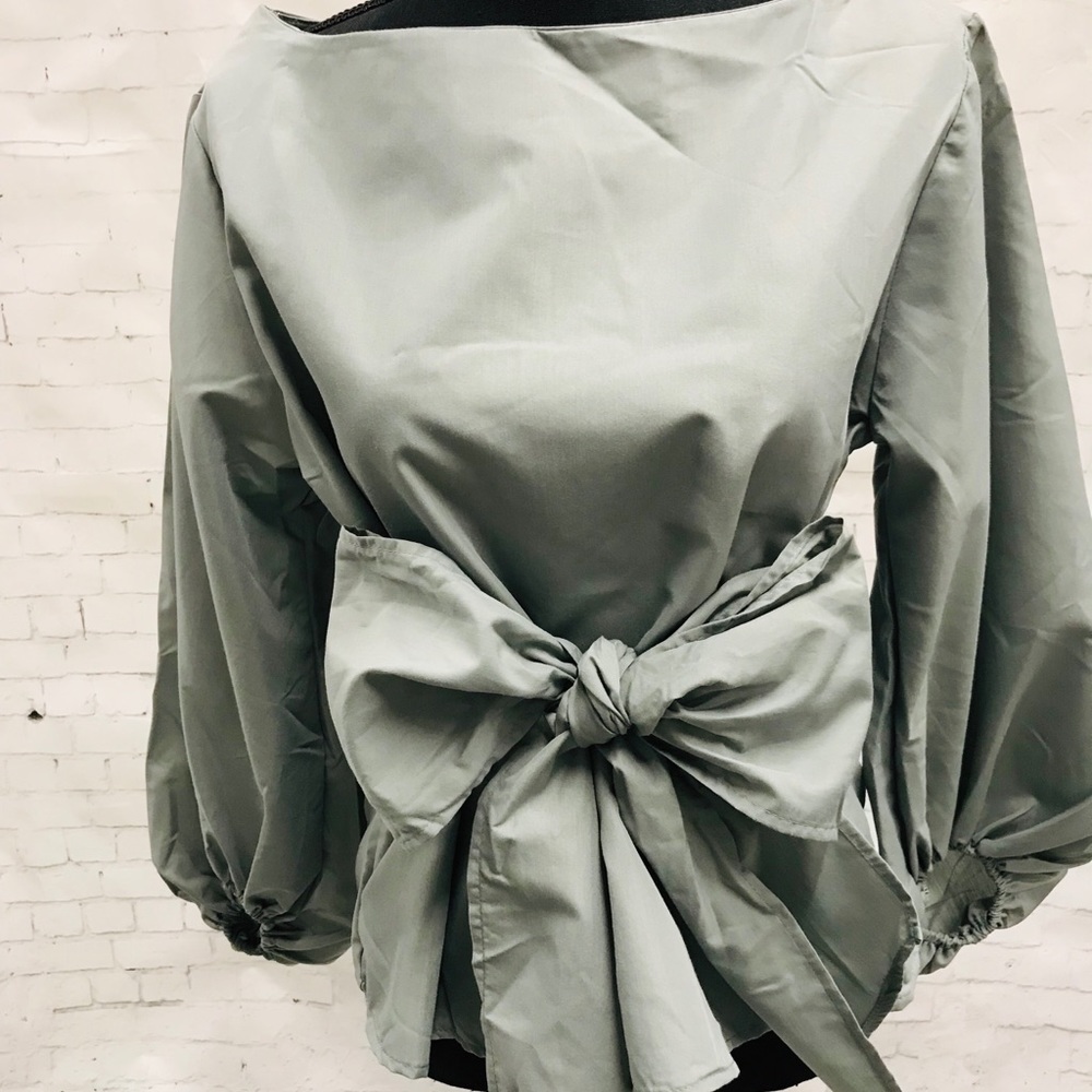 Poly cotton blend blouse